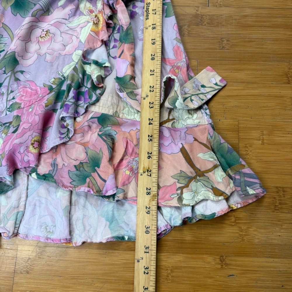 Spell & The Gypsy Womens Mini Dress Boho Floral Size XS Ethereal Festival - Picture 10 of 12